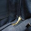 Used 9726 Stanton Crossbody Bag C8235 7921, Excellent Condition, Denim and Pebble Leather, All-Over Print Signature