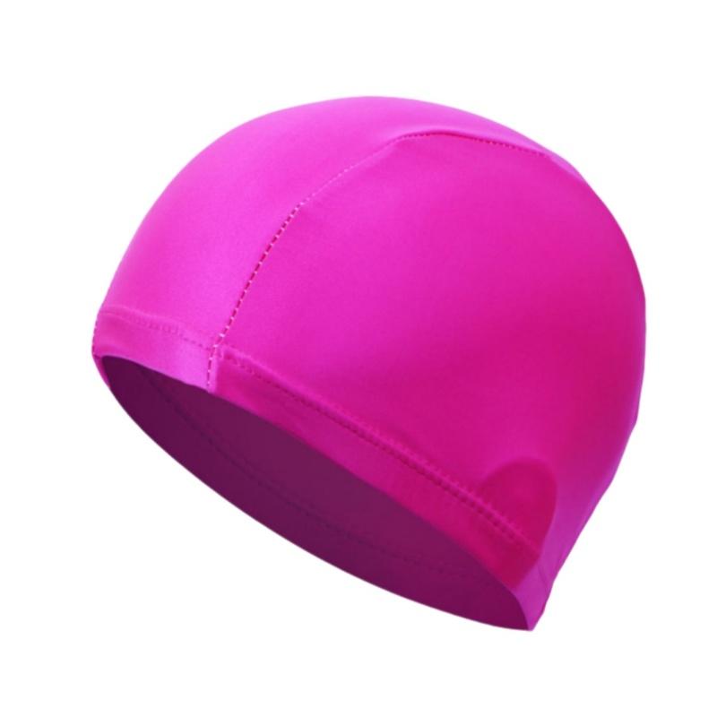 Swimming cap, high elasticity, comfortable and breathable adult universal solid color swimming cap