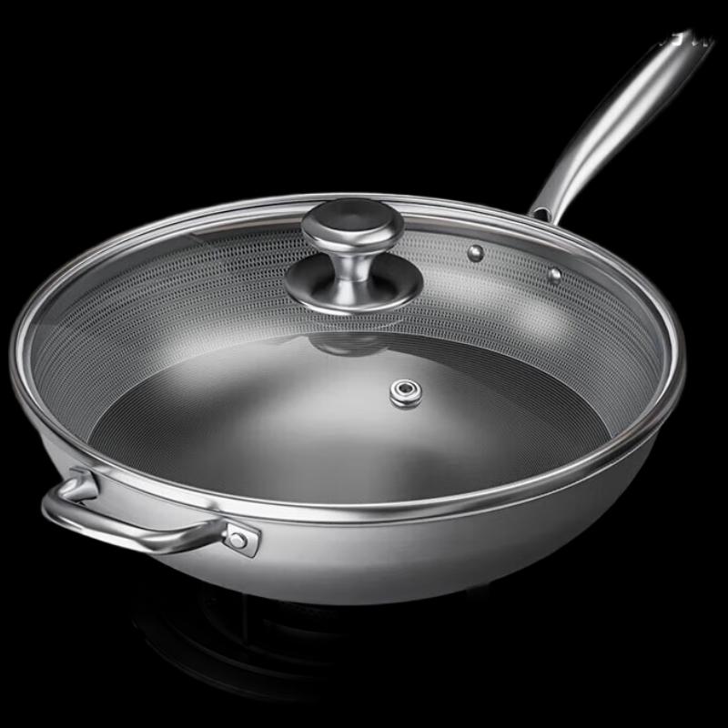 KSISE Non-stick Honeycomb 316 Stainless Steel Pan