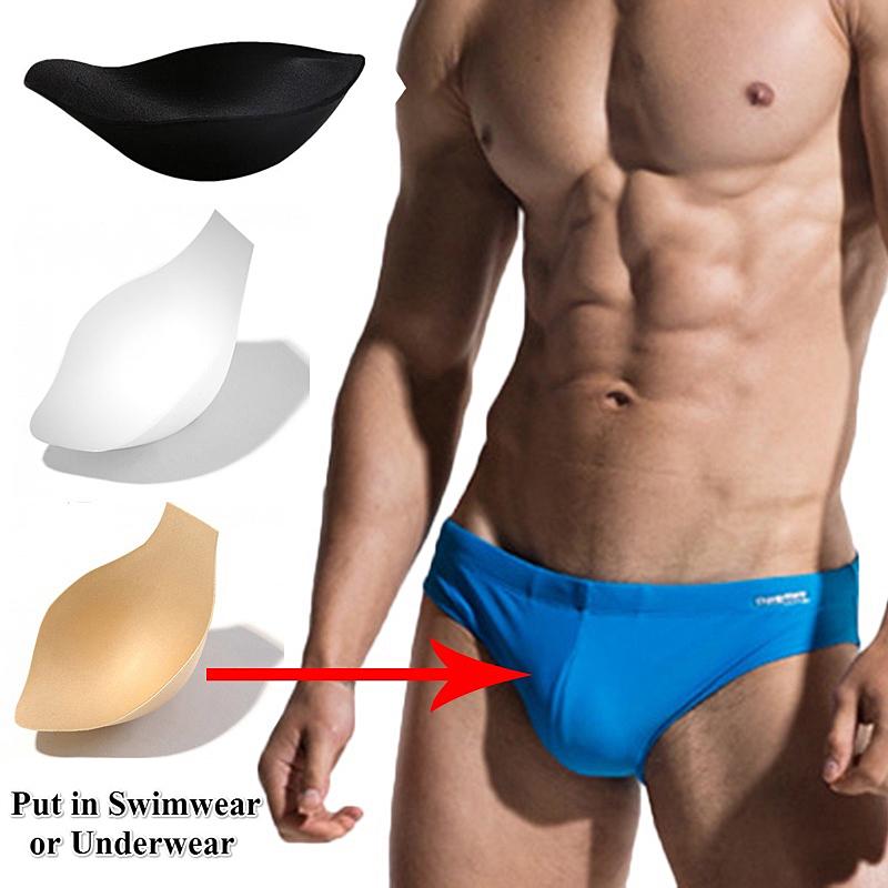 Men Bulge Enhancement Cup Pad Swimsuits Underwear Push Up Briefs Fashion