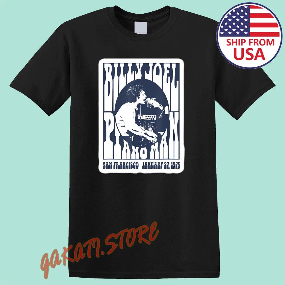 Billy Joel Piano Man Men s Black Size S-5XL S