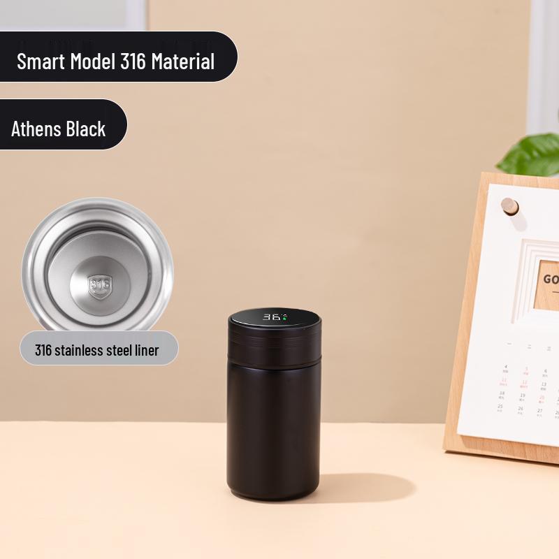 Smart 200ml Portable Insulated Ceramic Cup with Logo Engraving