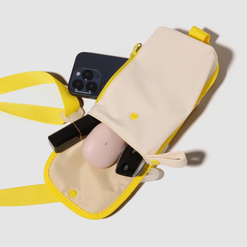 Color Block Shoulder Bag Women's Mobile Phone Bag Certificate Bag