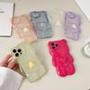 For Iphone 14 Cute 3d Cartoon Bear Claer Phone Case For Iphone 13 11 12 Pro Max X Xr Xs Soft Transparent Shockproof Back Cover