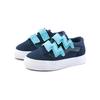 Vans Canvas And Leather Soft Comfortable Low Top Kids Skate Shoes Baby sneaker Deep-Blue VN000D1BNVY