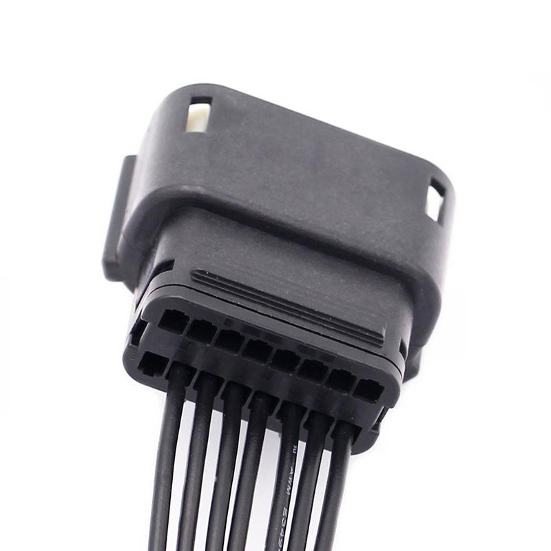 16 Pin 7-Wire Car LED Headlight Connector Pigtail Harness Accessories Fit For Ford F-150 Expedition