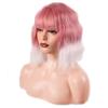 Women's Short Wave Hair with Bangs Colorful Synthetic Wig (color:18colors)