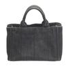 PRADA denim Canapa Tote Bag denim black Women B2439G Used
