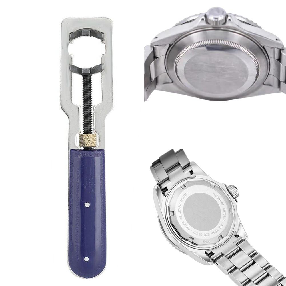 14-35 mm reguliuojamas metalinis laikrodžio galinio dangtelio atidarytuvas, raktas, galinio dangtelio nuėmiklis, galinio dangtelio nuėmimo įrankiai, laikrodininko laikrodžių remonto įrankis