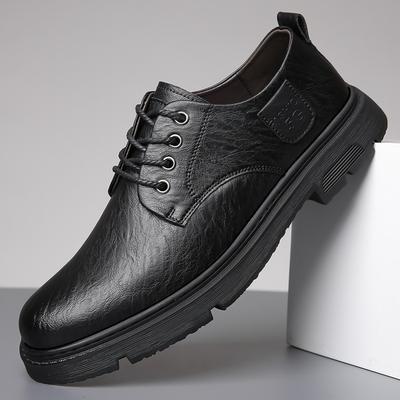 Casual Leather Shoes Men's Tooling Shoes Spring New Fashion Trend Men's Single Shoes