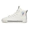 SNOOPY x Anta Snoopy Canvas High top Skateboard Shoes Women's White Black 922138604-3