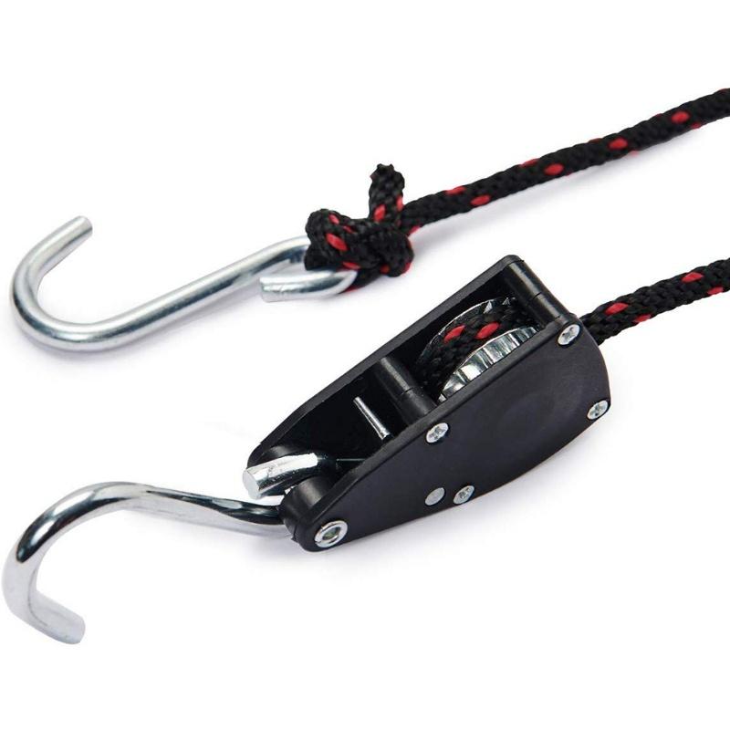 

2шт 1/4 дюйма подъемный шкив трос нержавеющая сталь трос храповой механизм скользящие подъемные тросы 2pcs