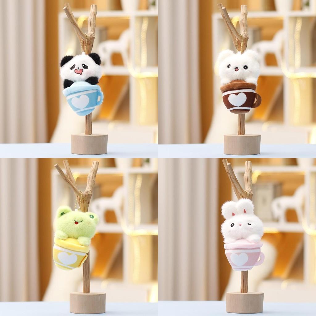 Plush Toy Tea Cup Rabbit Soft Plush Stuffed Animal For Kids Gift Collection