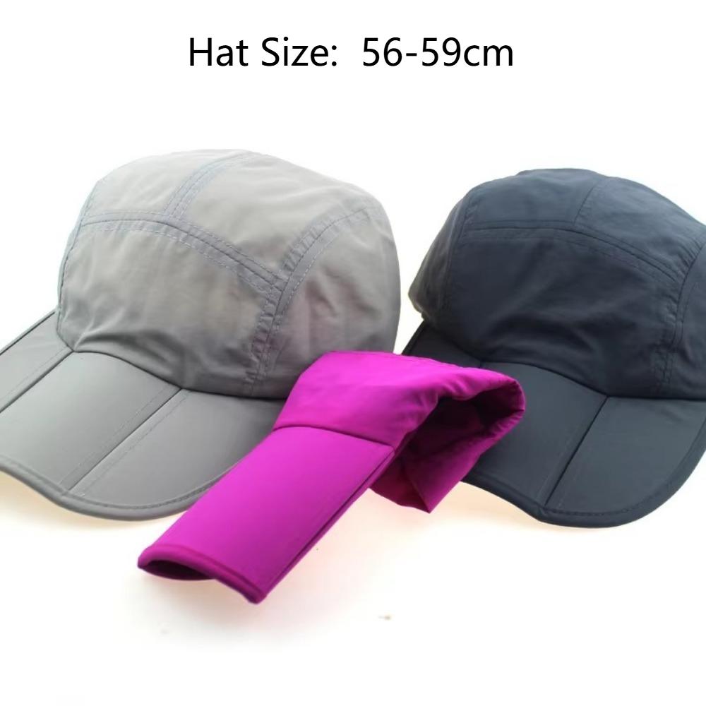 Waterproof Sun Protection Hat Folding Cycling Hiking Hat Outdoor Sport Baseball Cap  Women Men