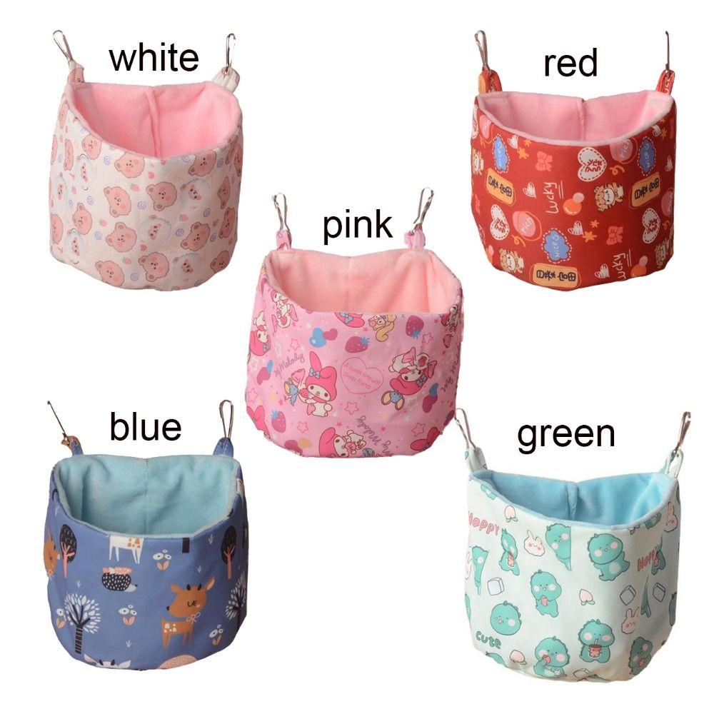 Canvas Pet Accessories Hanging Squirrel House Hamster Hammock Guinea Pig Sleeping Bag Rabbit Nest