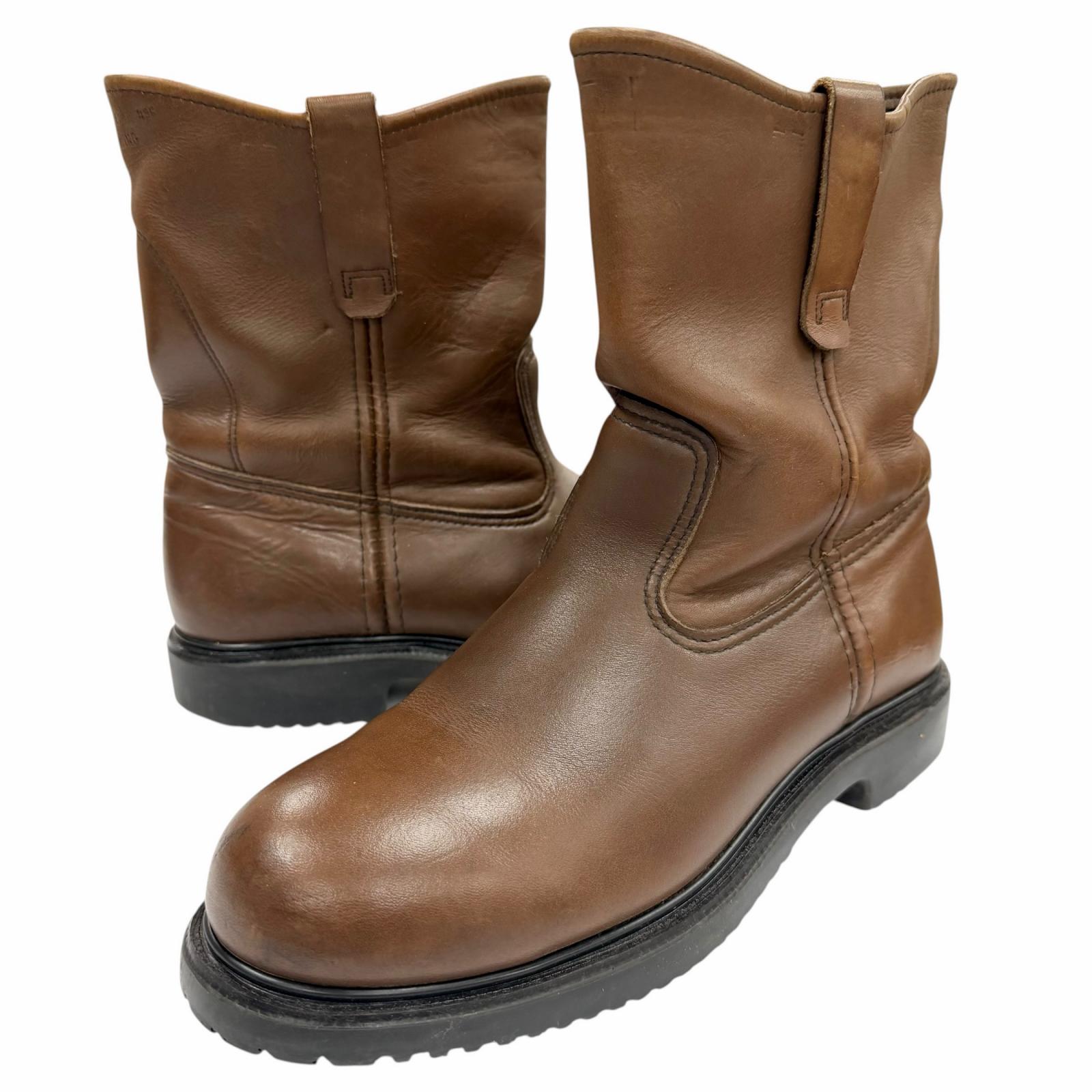 Very Good RED WING boots Brown leather mens 8.5 2276 Used