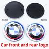 Modified Front and Rear Logo Wheel CapsSuitable for BMW Car Logo 7pcs 50th Anniversary Special Limited Edition Joint Model
