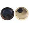 2 Pcs Metal Desk Cable Hole Covers with 53mm Round Hole for Desktop Cable Management and Organized Cable Routing