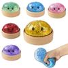 Glitzer-Knödel Squishy mit Box Knödel Sensorischer Dampfer Weicher TPR Teigball zur Dekompression Fidget Spielzeug Stressabbau Geschenk