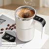 Tazza di agitazione automatica, ricaricabile, portatile, per caffè, agitazione elettrica, miscelatore in acciaio inossidabile, tazze rotanti magnetiche auto-agitanti