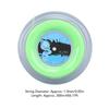 Polyester tennis string, 1.3mm diameter, 200m reel tennis racket string for training, fluorescent green tennis string reel.