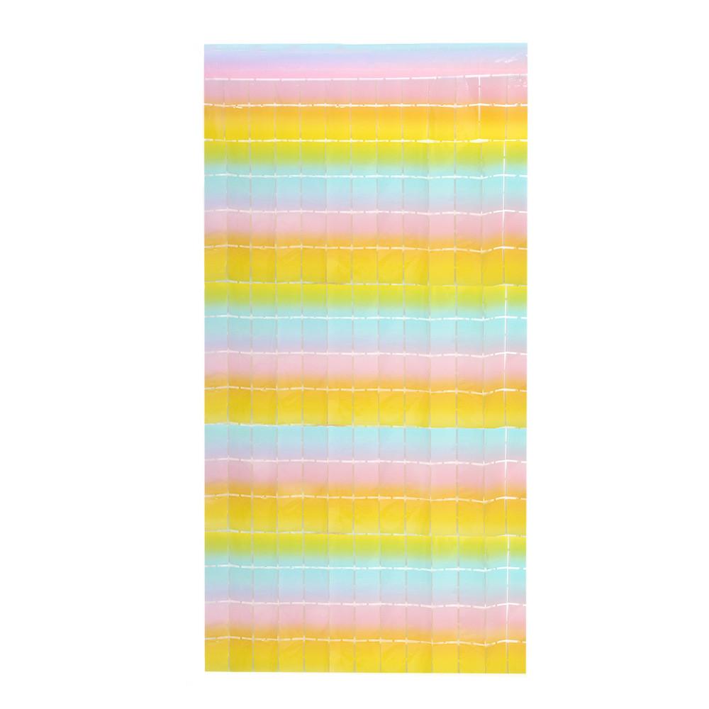 

Colorful Square Macaron Raindrop Curtain 1m By 2m Ideal For Festive Party Backdrops And Decor Event StyleC