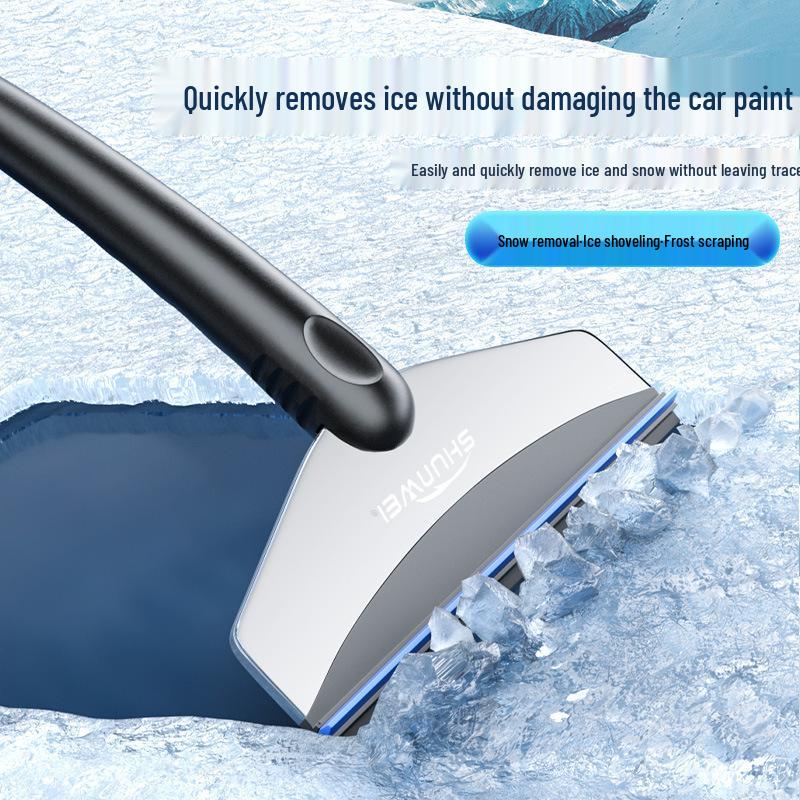 

Winter Multifunctional Stainless Steel Non-Slip Snow and Ice Scraper for Car SD-3103 Short Version