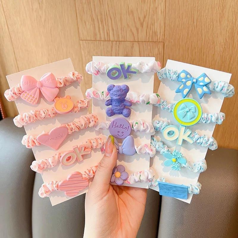 Sweet Intestine Hair Tie Cute Baby Headband Ponytail Rubber Band Girl Accessories