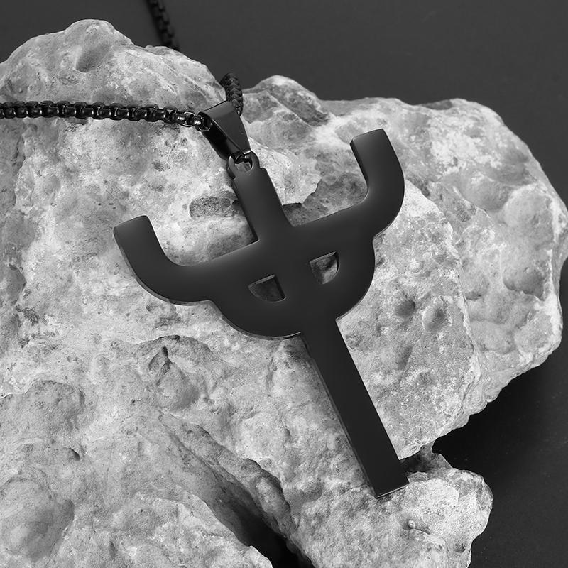 Stainless Steel Nordic Odin Rune Irish Celtic Trinity Knot Pendant Necklace Men Women Lucky Amulet Jewelry