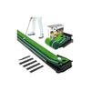 ropoda Golf Putting Mat with Automatic Return Function, 3m Long, Quiet Approach Mat for Indoor and Outdoor Use, Artificial Turf