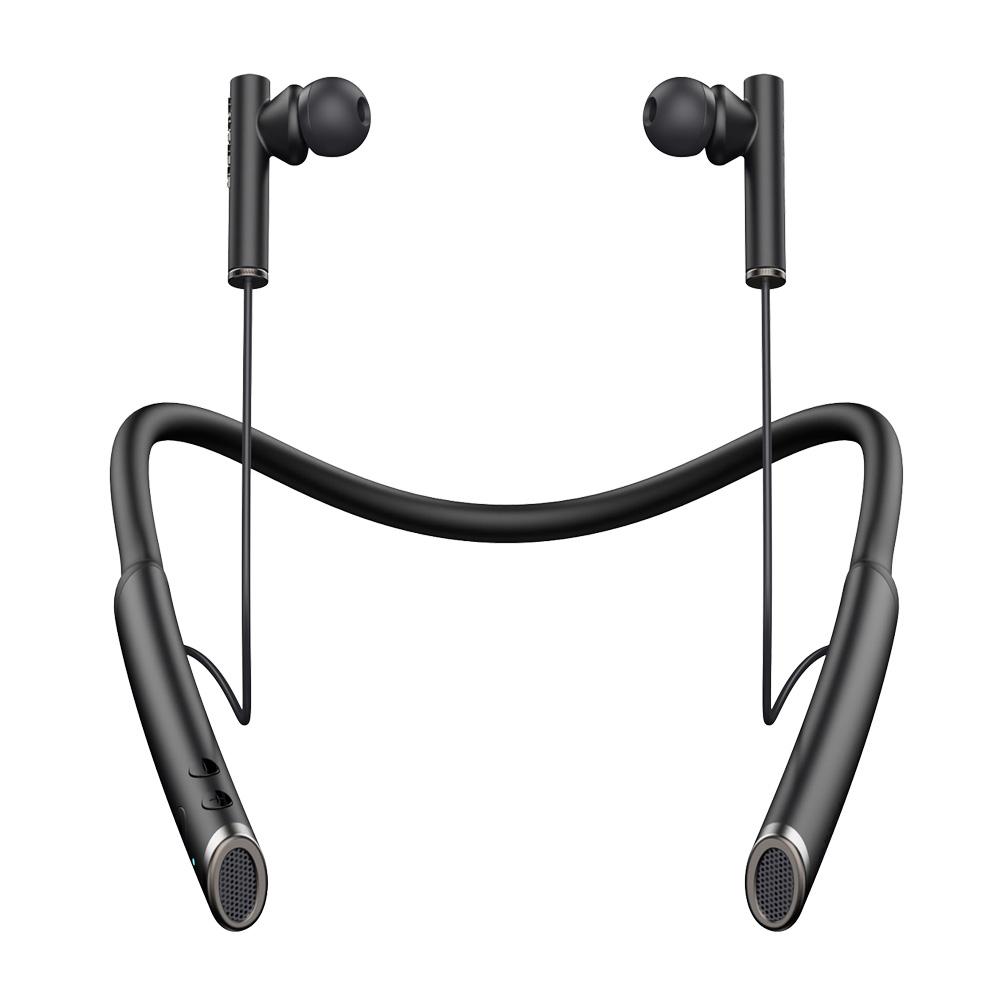

Hanging neck Bluetooth earphones with hearing aid function wireless noise reduction and sound amplification parts чёрный