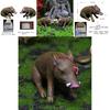 Halloween Resin Miniature Garden Decor With Pirate Boar Figurine For Party Gifts