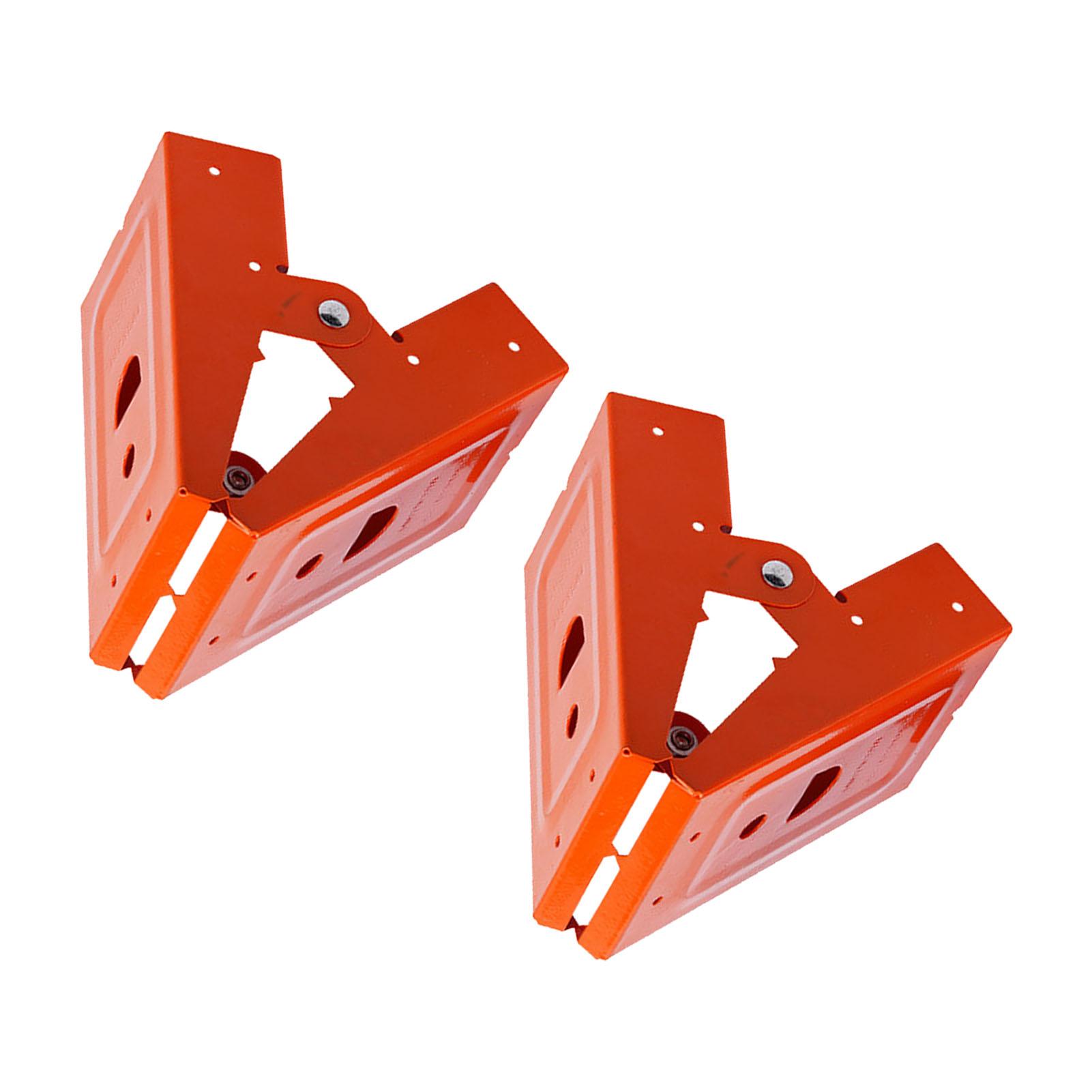 

2PCS Saw Horse Bracket Cold Rolled Steel Mechanical Sawhorse Brackets Display Stand for Woodworking