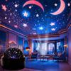 Flashing Light Effect Moon Galaxy Projector Light Color-changing Festive Party Mood Lights Gift
