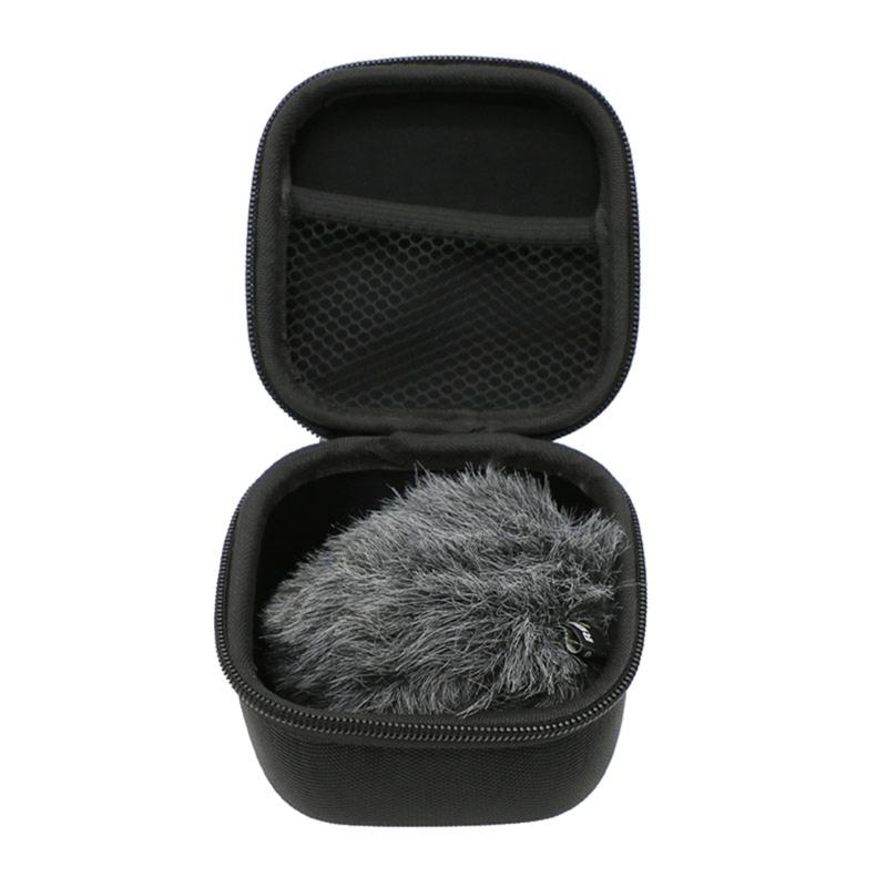 Microphone Storage Case Protecting Storage Case Box Hard Travel Storage Carrying Case for Rode Me-L Microphones