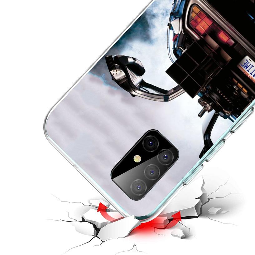 Back To The Future Time Machine Phone Case For Samsung Galaxy A17 A16 A15 A14 A13 A57 A56 A55 A54 A53 A37 A36 A35 A34 A33 A26 A2