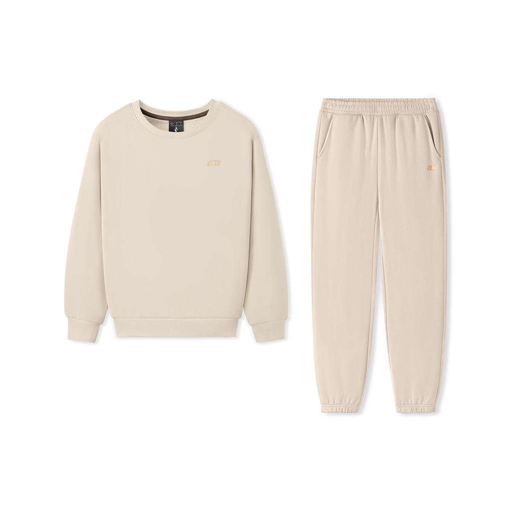 Skechers Breathable Warm Long Sleeve Long Pants Casual Sports Set Women sets L425W096-0046