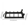 Barbell Plate Rack Black Storage Cylindrical Metal