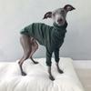 Nici na szyję dwunożne ubrania dla zwierząt domowych Greyhound Whippet kurtka płaszcz rozciągliwa piżama dla zwierząt z golfem S-5XL