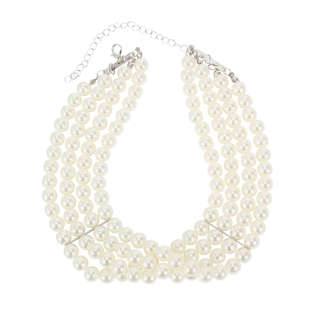 Fashion Accessories Popular Necklaces Multi-Layer Imitation Pearl Neck Chain Pearls Choker