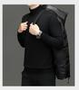 Black Gold Graphene Goose Down Jacket - Autumn/Winter Hooded Casual Fashion Outerwear