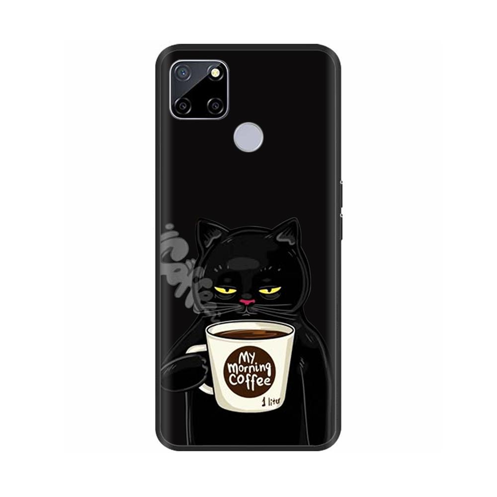 Case For Realme C25 C25s Coque Realme 7i RMX2193 Soft Cartoon Silicone Fundas Phone Case For OPPO REALME C12 Capa Cover Bumper