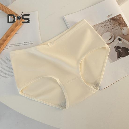 Women's Cotton Underwear Low Waist Full Coverage Panties with Bow Decoration Soft Stretch Ladies Briefs