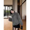 Fur Jacket Women's Light New Imitation Fox Hair Short Stand-up Collar Warm Wool Coat Cotton Coat Winter