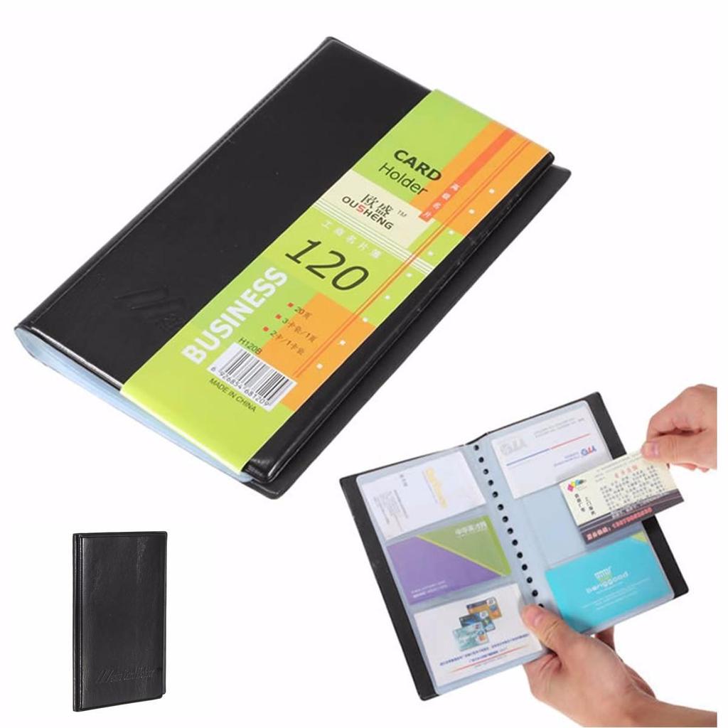 40 Cards Business Name ID Holder Credit Card Travel Book Wallet Folder Organiser