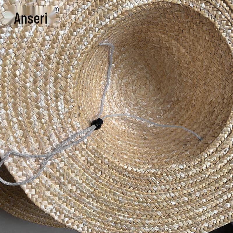 Ansairui Custom Logo Wide Brim Straw Hat
