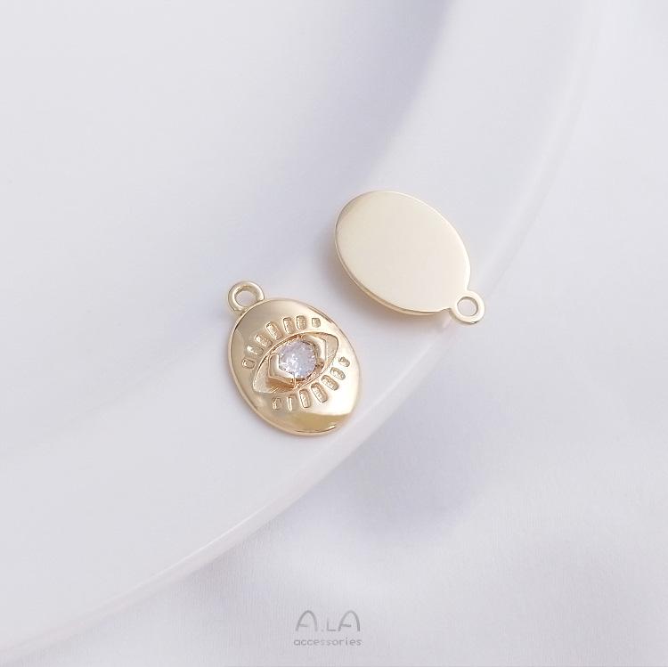 

Кулон из золота 14 карат с цирконом для изготовления украшений своими руками: Круглые, Овальные, Сердцевидные, В форме цветка