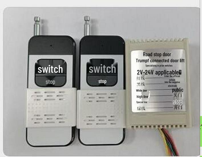 220V Smart Three-Way Remote Control Module with 12V-24V Wide Voltage and 433MHz