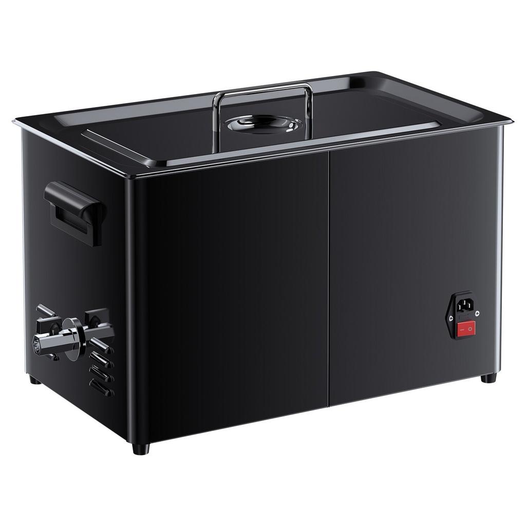 30L Ultrasonic Cleaner, Professional Ultrasonic Cleaner Machine with Knob Control, Stainless Steel Cleaning Machine with Basket and Cleaning Ball, for