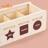 1 Set Color Sort Toys Shape Pairing Puzzle Set Cognition Ability Multifunctional Color Sort Toys for Toddlers